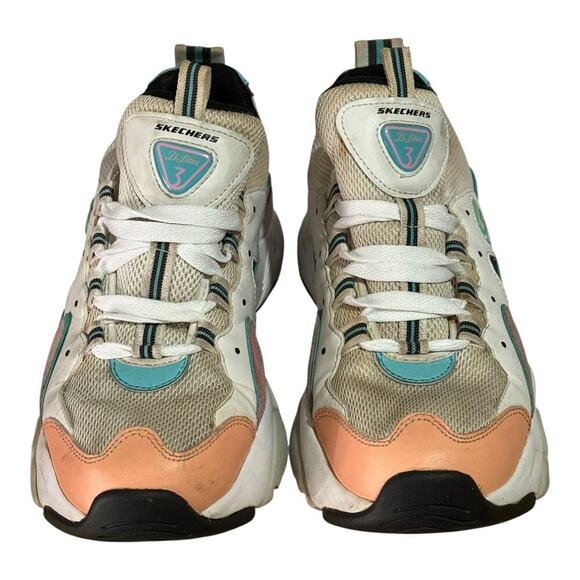 Skechers D'Lites 3.0 Zenway Pastel Sneakers Womens Size 11 Multicolor - Picture 3 of 8